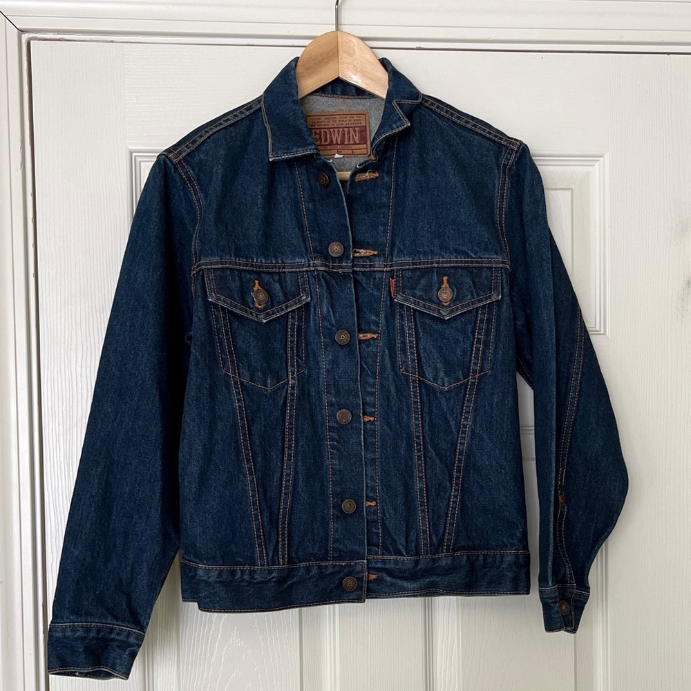 Vintage 35+yrs Edwin Denim Jean Jacket NEW